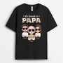 4853AFR1 t shirt personnalise la bande a papa soldat design carte au couleur fonce 4853a5m0b