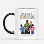 4855MFR2 mug personnalise papa fort version carte 4855mkl0b