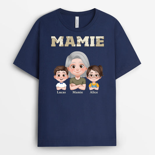 4857AFR2 t shirt personnalise la bande a papa soldat version carte 4857a5t0b