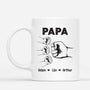 4859MFR1 mug personnalise papa avec poings version simple 4859m8q0b