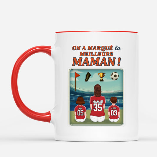 4860MFR2 mug personnalise papa on a marque le meilleur papa 4860m3yab