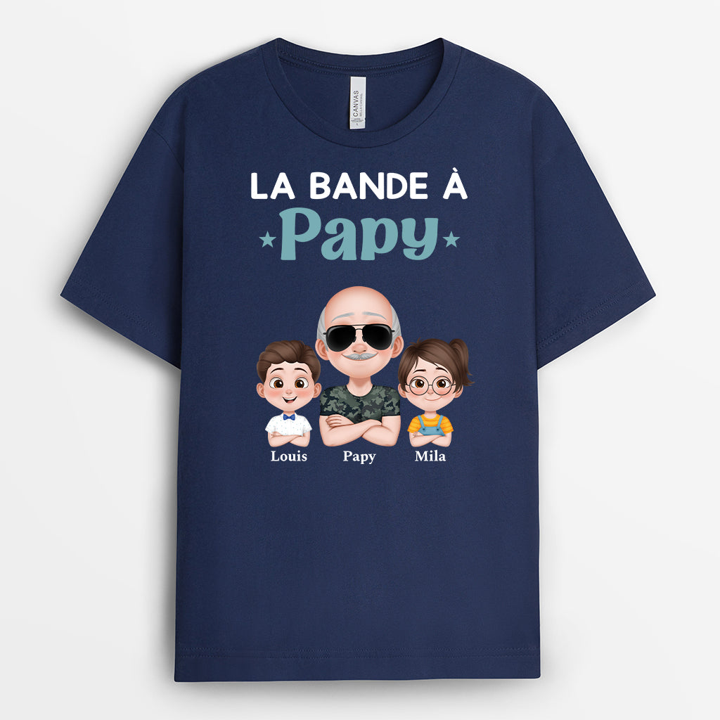 4861AFR2 t shirt personnalise la bande a papa soldat simple 4861a5h0b