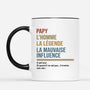 4868FR2 mug personnalise papa vintage la mauvaise influence 4868