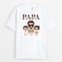 4886AFR1 t shirt personnalise le meilleur papa soldat cool couleur clair 4886a5h0b
