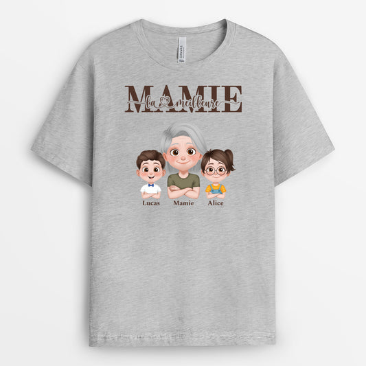 4886AFR2 t shirt personnalise le meilleur papa soldat cool couleur clair 4886a5h0b
