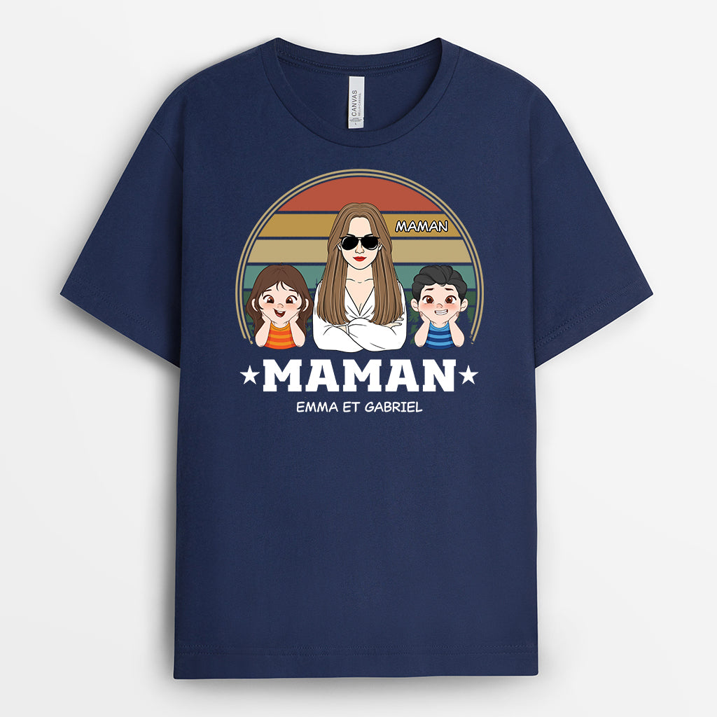 4887AFR2 t shirt personnalise papa cool retro 4887a3l8b_be12e2d9 11db 4f13 a835 0e58ed609558