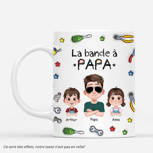 4894MFR1 effet dimpression 3d mug personnalise la bande a papa bricoleur version coloree 4894mkt0b
