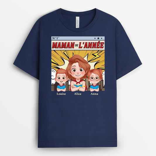 4899AFR2 t shirt personnalise papa de lannee 4899a3gtb