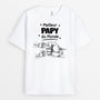 4903AFR2 t shirt personnalise meilleur papa dans le monde poings 4903a5t7b