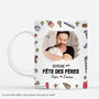 4908MFR1 effet dimpression 3d mug personnalise papa avec photo joyeuse premiere fete des peres 4908m5q5b