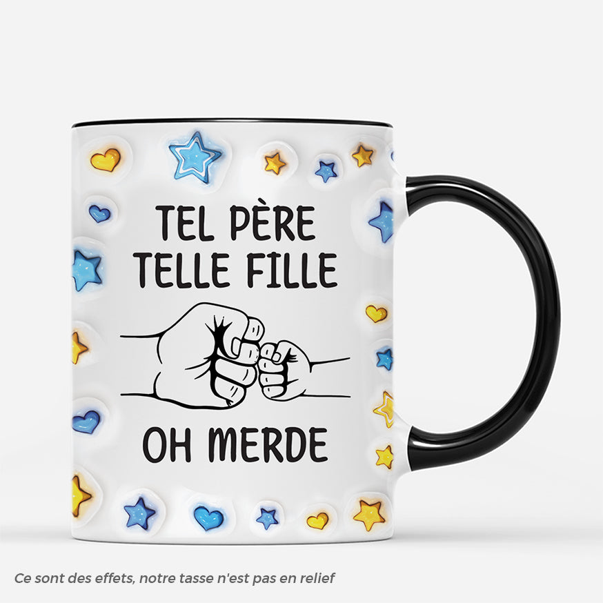 4927MFR3 effet dimpression 3d mug personnalise tel pere tel fils papa bricoleur 4927mkt0b