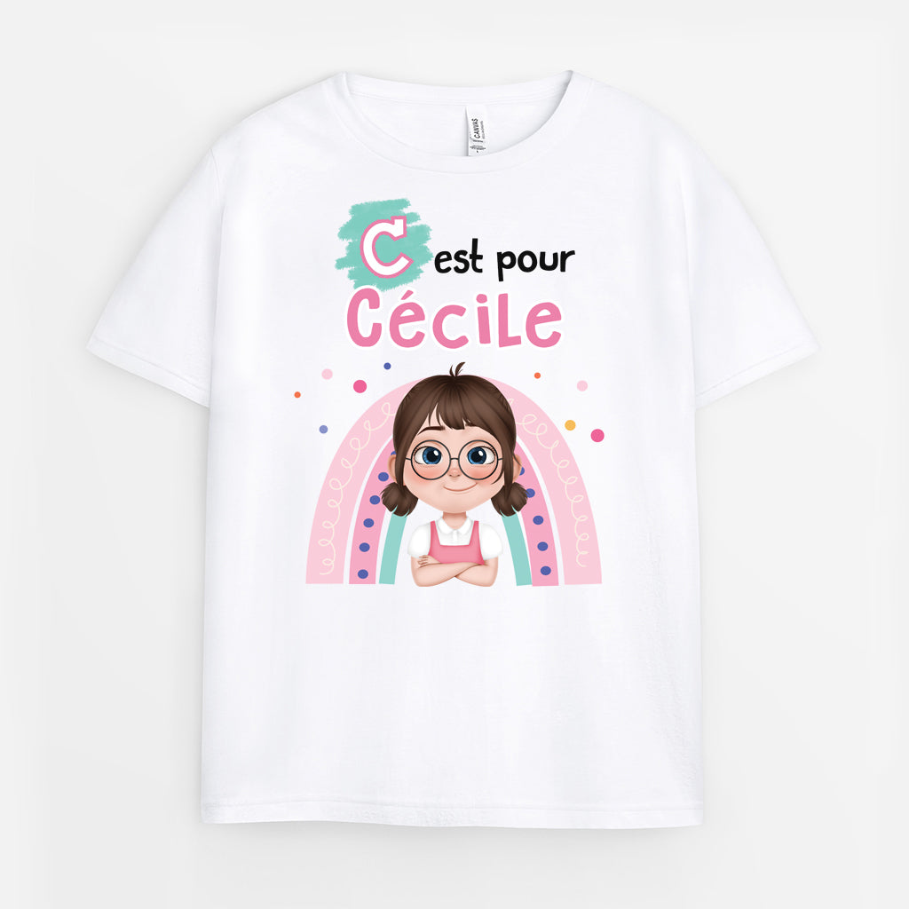 4957AFR1 t shirt enfant personnalise avec initiale et prenom 4957a6qak_621bfd99 8341 4dc5 b54c 2805504a2db8