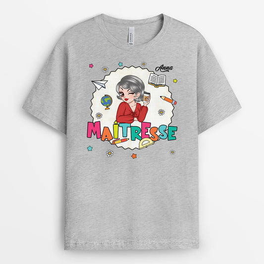 4965AFR2 t shirt personnalise femme maitresse dynamique 4965a86nt