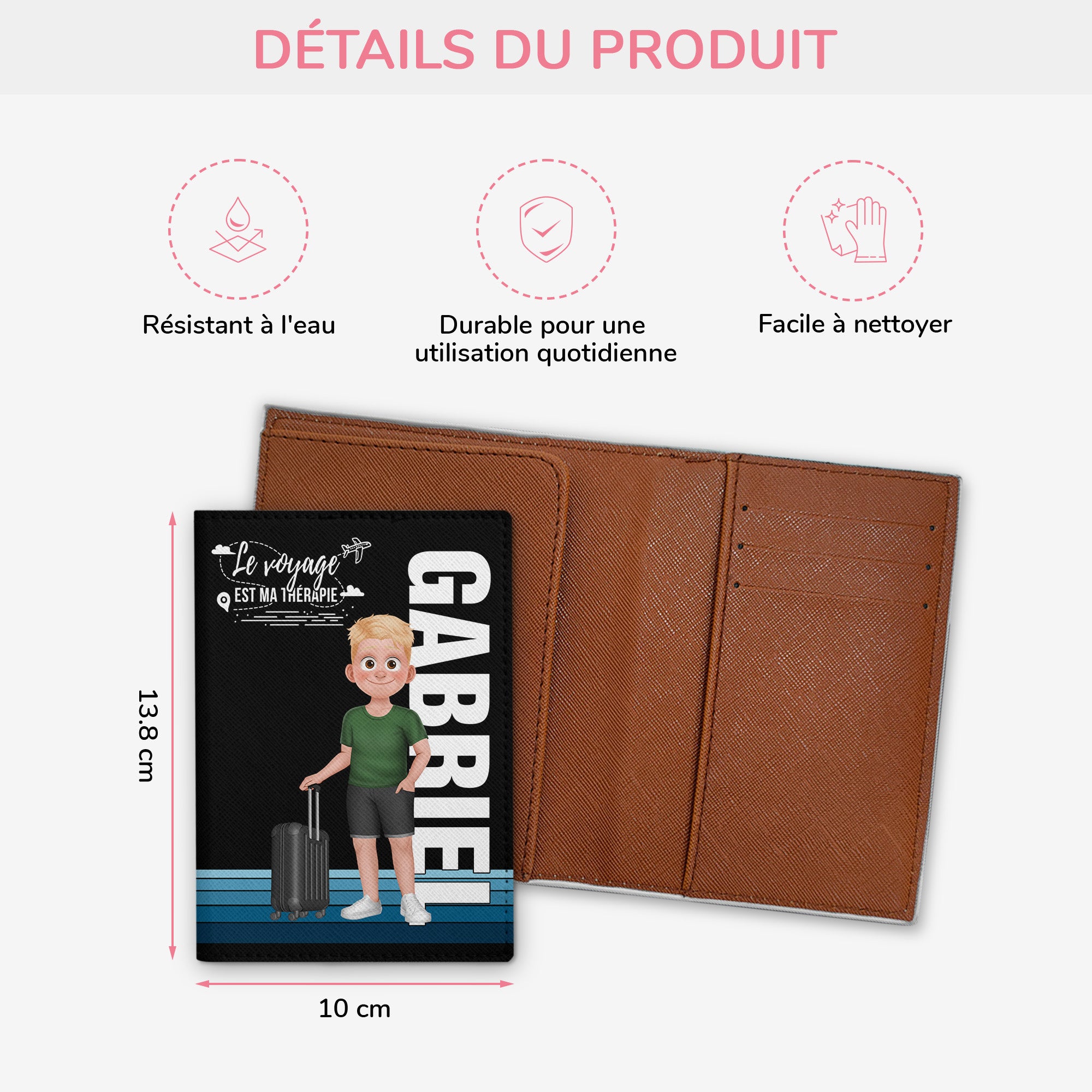 4970OFR3 porte passeport personnalise hommes voyageuse 4970o36mb