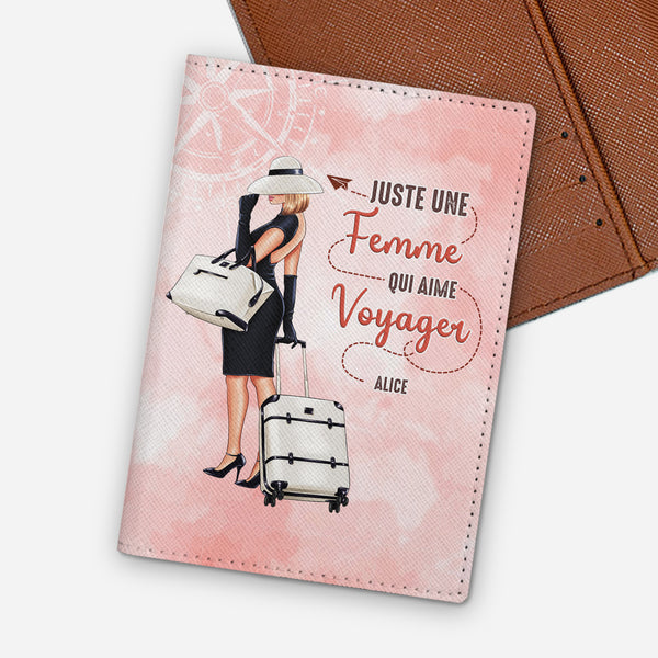 Protège Passeport Personnalisé Marbre B