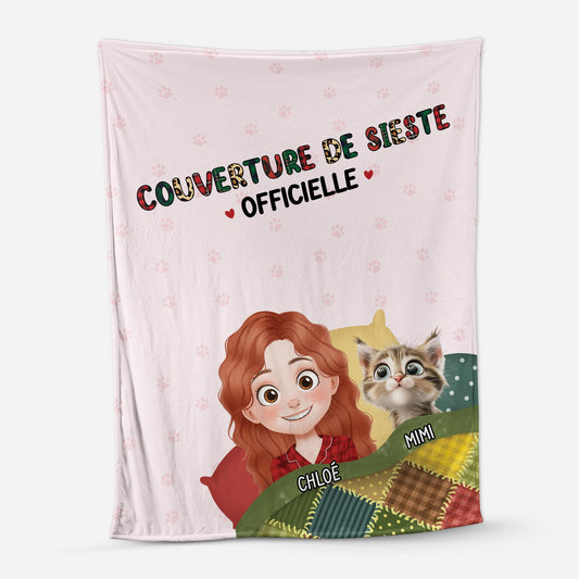 4988BFR1 plaid personnalise avec chat notre couverture caline 4988b8md