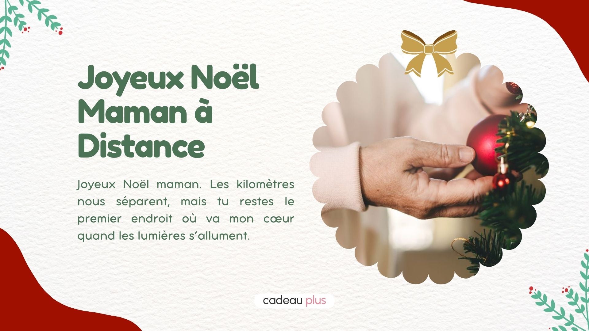  Joyeux Noël Pour Maman à Distance