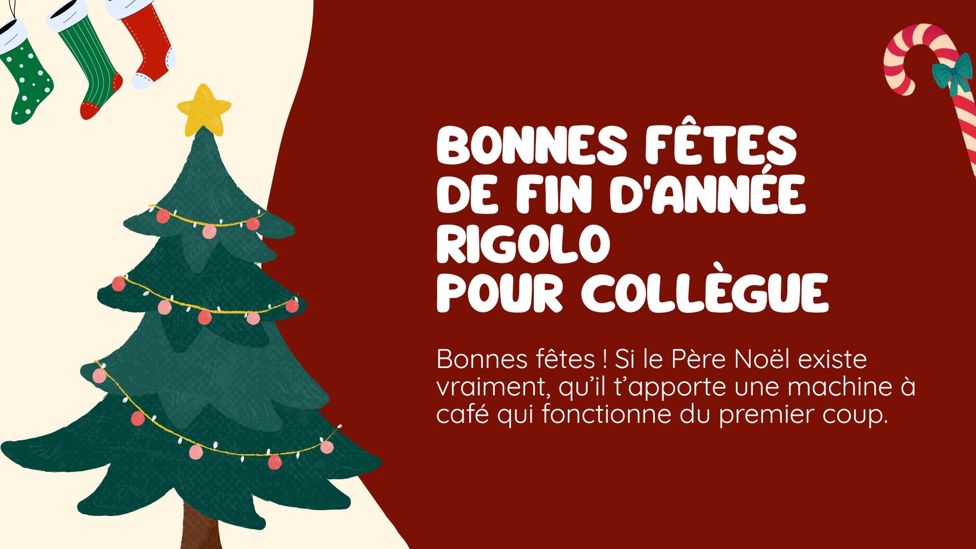 bonnes fêtes de fin d année rigolo​ pour collègue