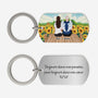 5000JFR1 porte cle aluminium personnalise commemoratif pour toujours dans mon coeur tournesols 5000j8tti