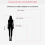 5002BFR3 plaid personnalise pour femme juste une fille qui aime les livres 5002b