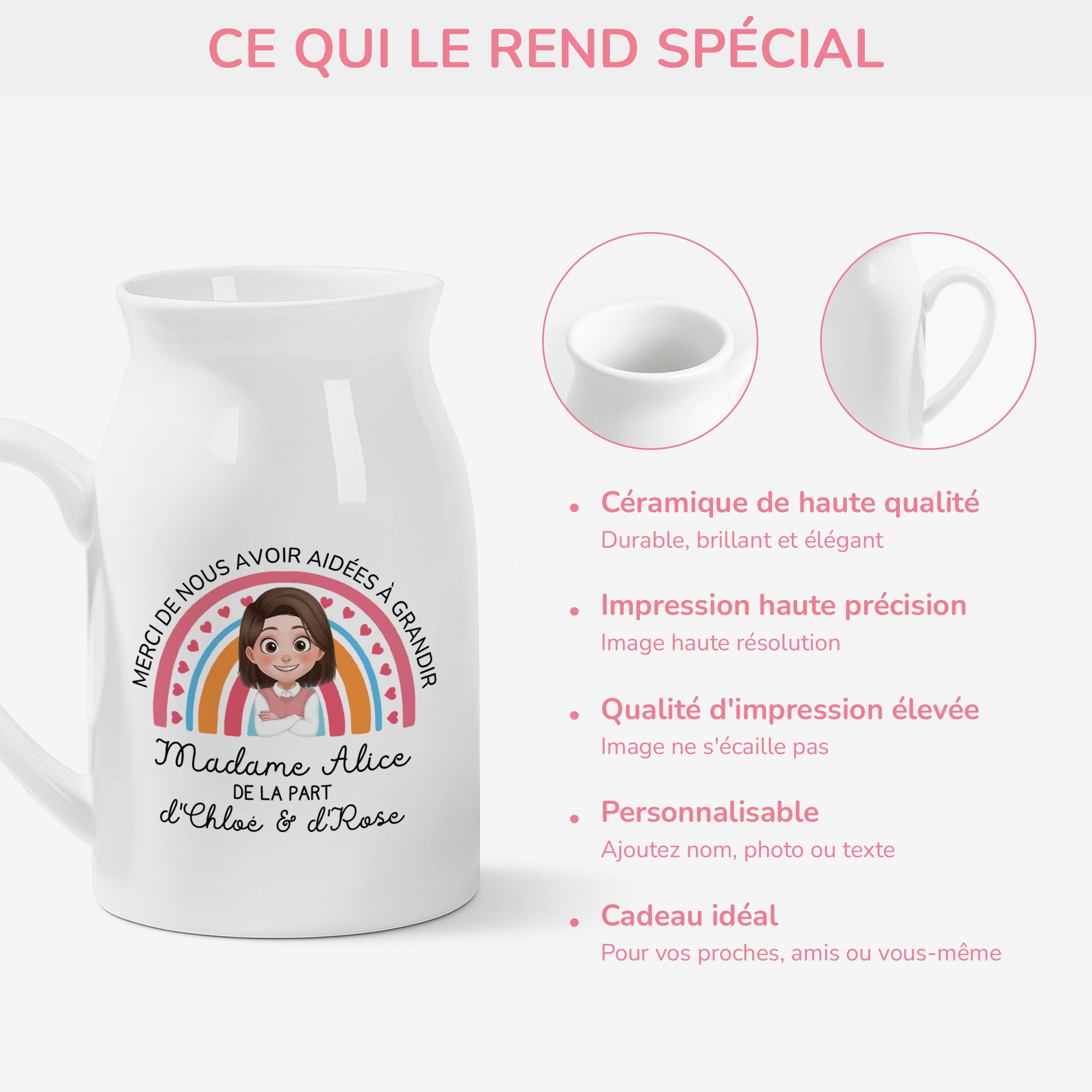 5029OFR4 vase personnalise pour femme merci de nous avoir aides a grandir 5029okqma