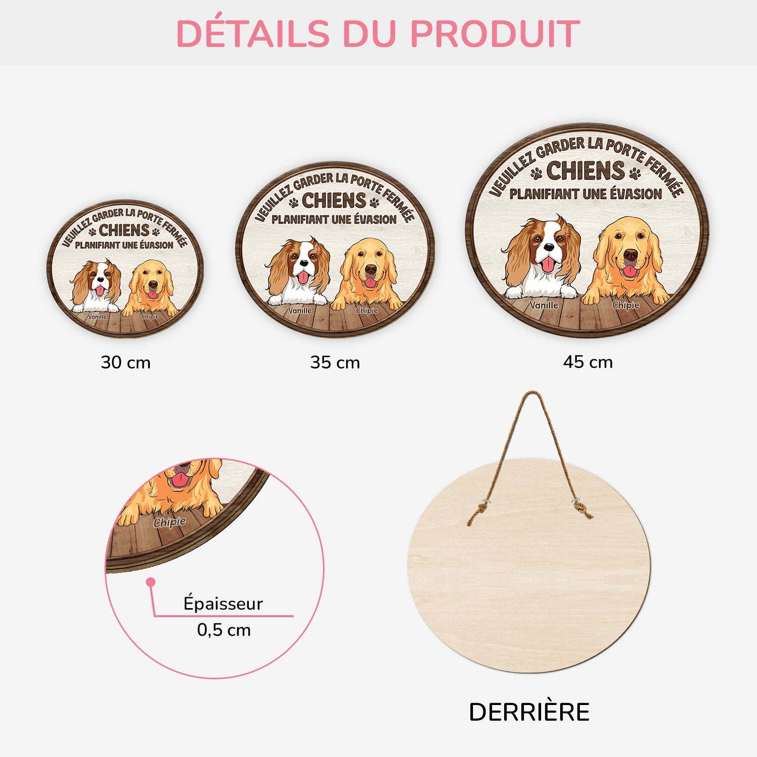 5035QFR3 plaque en bois personnalisee avec chien a suspendre fermer la porte svp 5035q8qnc_f1048b57 a7f1 452f 933a fd4c42662068
