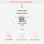 5038OFR3 ornement ceramique personnalise couple nouvelle maison coloree 5038otlng