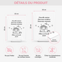 5039RFR4 plaque en acrylique personnalisee pour couple nouvelle maison dessin crayon 5039rtnng