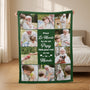5050BFR2 plaid personnalise papa avec photos tu es le monde 5050btqtb