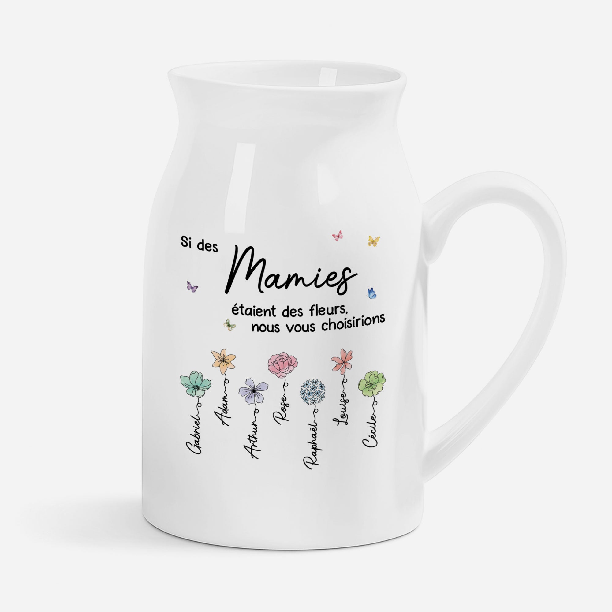 5051OFR1 vase personnalise mamie si les mamies etaient des fleurs 5051o8ya