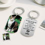 5065JFR2 porte cle aluminium personnalise photo ne pleure pas cadeau commemoratif chien 5065j6lnd