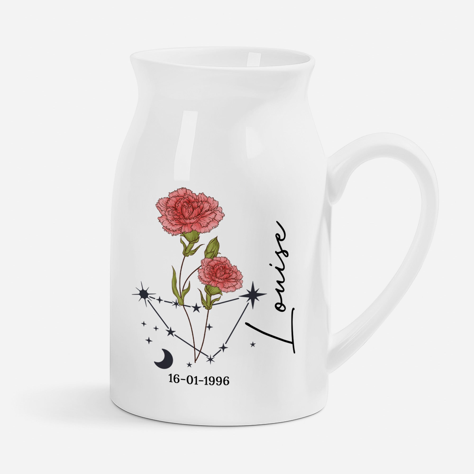 5073OFR1 vase personnalise pour femme zodiaque version florale 5073o8l7a