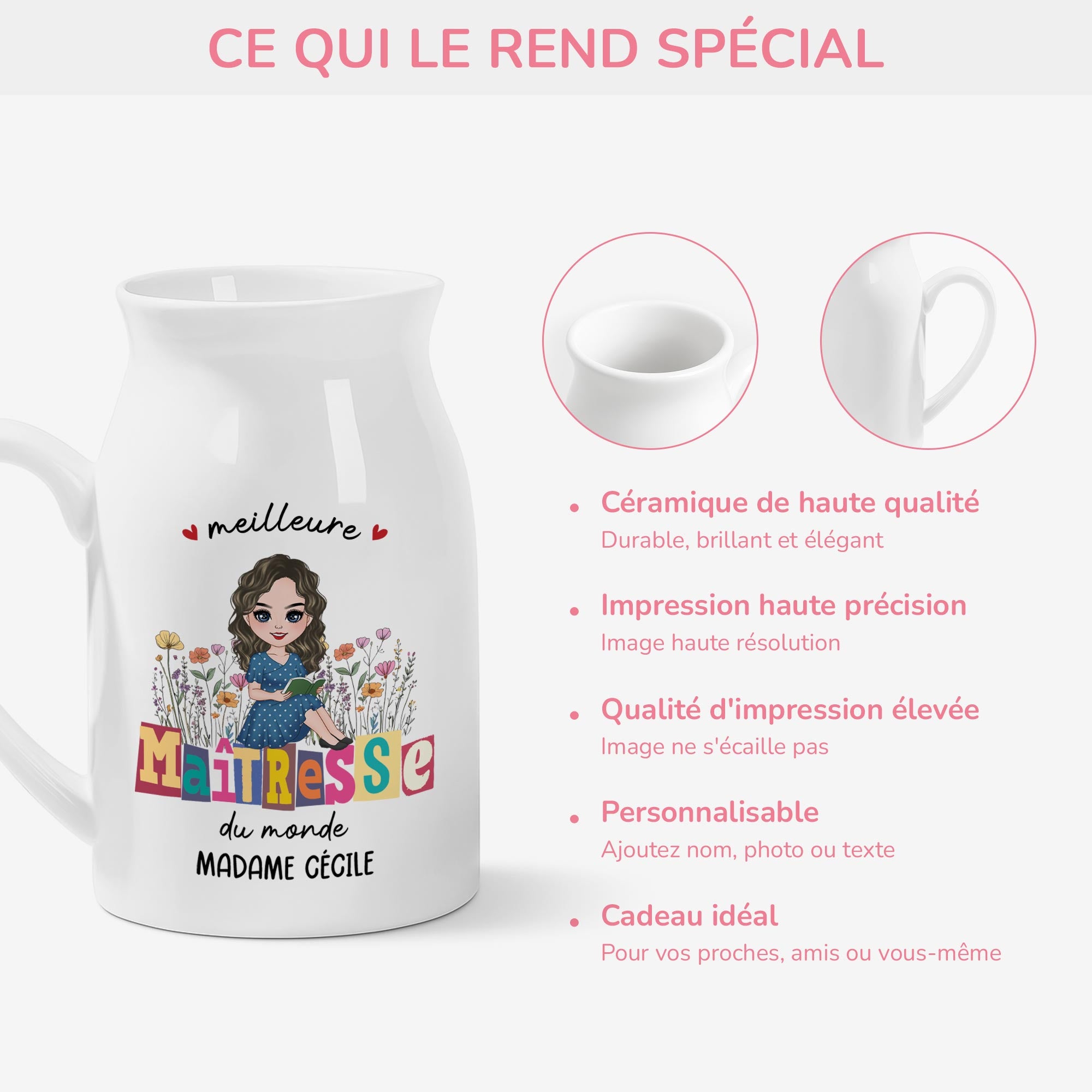 5079OFR4 vase personnalise meilleure maitresse 5079o6laa