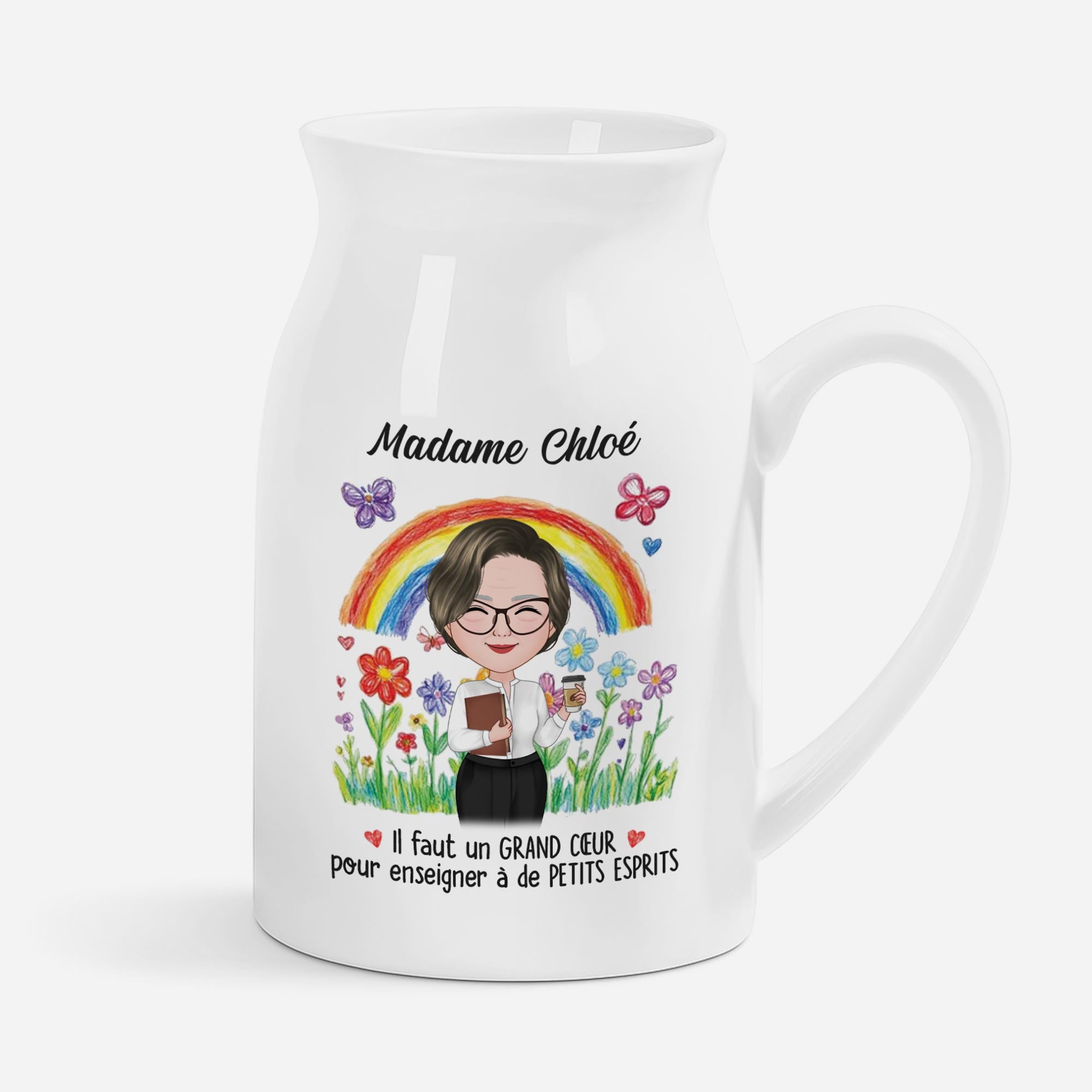 5080OFR1 vase personnalise maitresse version dessin crayon 5080o6haa