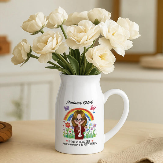 5080OFR2 vase personnalise maitresse version dessin crayon 5080o6haa