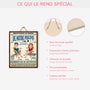 5088QFR4 plaque en bois personnalisee bienvenue pour couple a suspendre 5088qkmmg