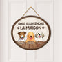 5094QFR2 plaque en bois personnalisee avec chien a suspendre nous gouvernons la maison 5094q8itc_254a56e0 b2c2 4e89 83b9 5c8db07f66b2