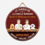 5095QFR1 plaque en bois personnalisee couple a suspendre grill  chill avec les chiens 5095q3hmc