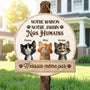 5097QFR2 plaque en bois personnalisee avec chat a suspendre nessaie meme pas 5097q8ttd