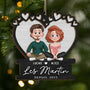 5110OFR1 ornement en bois a deux couche personnalise cadeau de noel pour couple 5110o6v5g