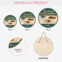 5115QFR3 plaque en bois personnalisee avec chien a suspendre bienvenue chez nous 5115q6yac