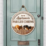 5125QFR2 plaque en bois personnalisee a suspendre approuves par les chiens 5125q3gnc