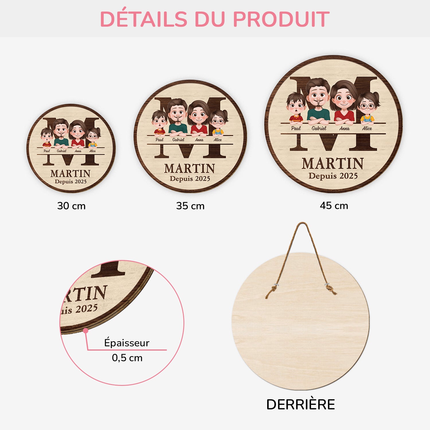 5126QFR3 plaque en bois personnalisee a suspendre famille depuis design cartoon 5126q3gni_efdd132f 5e94 4bcf 9860 c70fc7bc77e6