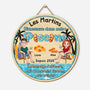 5132QFR1 plaque en bois personnalisee a suspendre bienvenue dans notre piscine 5132qtqng