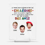 5149RFR1 plaque en acrylique personnalise avec visage le travail nous a reunis 5149r3lzo