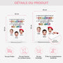 5149RFR4 plaque en acrylique personnalise avec visage le travail nous a reunis 5149r3lzo