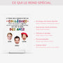 5149RFR5 plaque en acrylique personnalise avec visage le travail nous a reunis 5149r3lzo