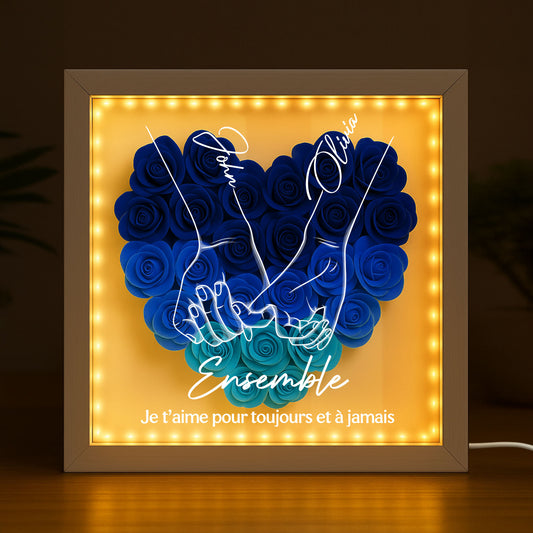 5150OFR2 boite a fleurs_ personnalisee couple de notre premier baiser 5150otvng