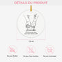 5150OFR3 ornement ceramique personnalise couple ensemble 5150otqng