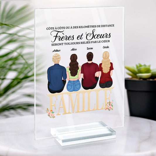 5152RFR2 plaque en acrylique personnalisee famille lamour est eternel 5152rtlmi